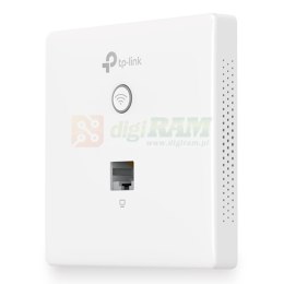 Access Point TP-LINK EAP115-Wall (300 Mb/s - 802.11n) Bezprzewodowy, naścienny punkt dostępowy, N300, Obsługa PoE (802.3af)