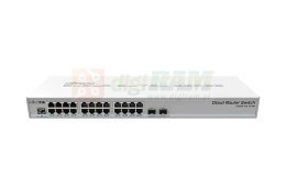 Switch zarządzalny MikroTik CRS326-24G-2S+RM 24 x10/100/1000 2 x 10000 SFP+
