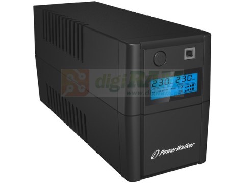 UPS LINE-INTERACTIVE 850VA 2X 230V PL OUT, RJ11 IN/OUT, USB, LCD