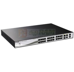Switch D-Link DES-1210-28P (24x 10/100Mbps, 2x 10/100/1000Mbps)