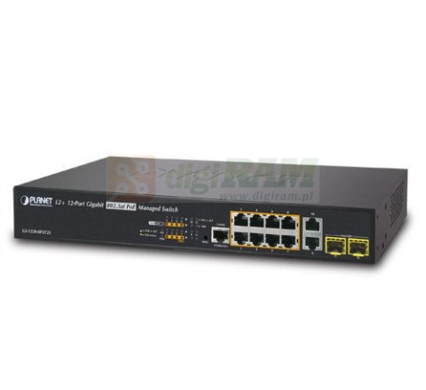 Planet GS-5220-8P2T2S 8-Port Managed Switch