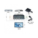 Techly Przełącznik HDMI 3/1 z pilotem, 4K2K UHD 3D