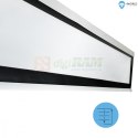 Elektryczny ekran projekcyjny ścieny/sufitowy z przełącznikiem 178X178 1:1 biały matowy