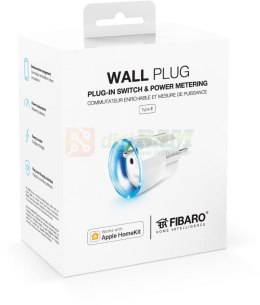 Gniazdko inteligentne bezprzewodowe FIBARO Home Kit FGBWHWPE-102 (Obsługa automatyki domowej; Home Kit; kolor biały)