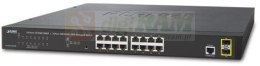 Planet GS-4210-16T2S 16-Port Mgd Gigabit Eth.Switch