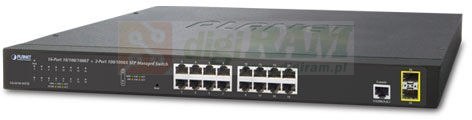 Planet GS-4210-16T2S 16-Port Mgd Gigabit Eth.Switch