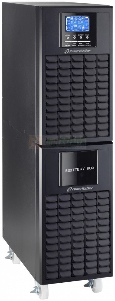 Zasilacz UPS On-Line 6000VA Terminal Out, USB/RS-232, LCD, Tower CG PF1