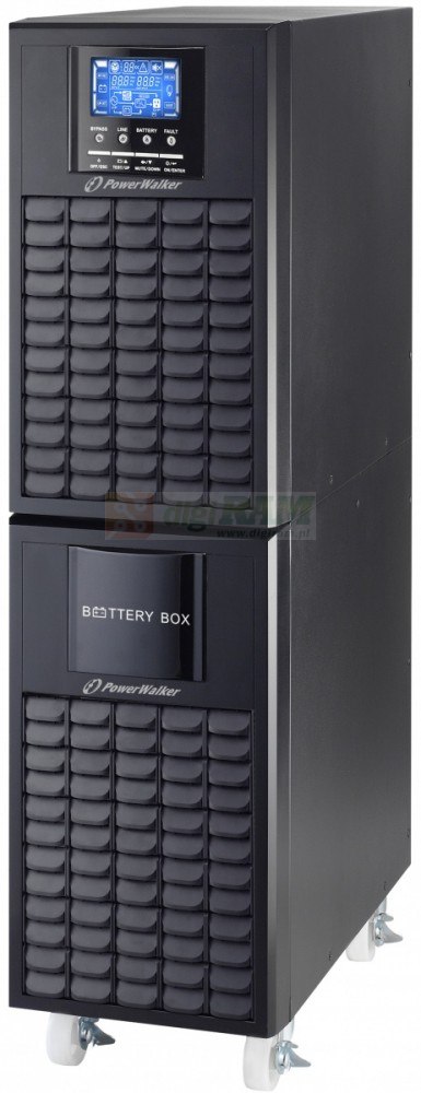 Zasilacz UPS On-Line 6000VA Terminal Out, USB/RS-232, LCD, Tower CG PF1