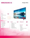 Telewizor 55 cali Seria A DVB-T2/S2 UHD 4K Smart