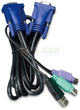 Planet KVM-KC1-1.8 1.8M USB KVM Cable w built-in