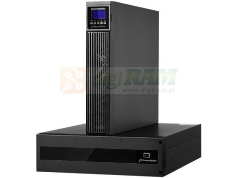 Zasilacz awaryjny On-Line 6kVA RTG PF1, 2x IEC Out + Terminal, USB/RS-232, LCD, Rack 19 cali + baterie