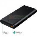 PB-XD26 Black ultraszybki Power Bank | 26800 mAh | 2xUSB | 6A | Quick Charge 3.0 | Power Delivery | kabel USB-C