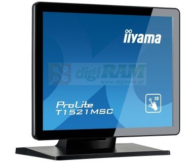 Monitor 15 T1521MSC-B1 POJEMNOŚCIOWY 10PKT.,TN,7H Monitor 15 T1521MSC-B1 POJEMNOŚCIOWY 10PKT.,TN,7H