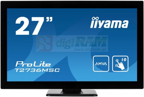 Monitor 27 T2736MSC-B1 AMVA, 10pkt, pojemnościowy, HDMI, DP, USB