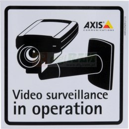 Axis 5502-811 SURVEILLANCE STICKER ENG 10PCS