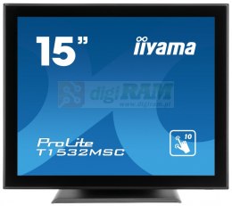 Monitor 15 T1532MSC-B5AG pojemnościowy 10pkt IP54 HDMI DP AG