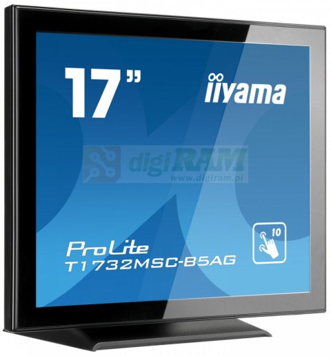 Monitor 17 T1732MSC-B5AG pojemnościowy 10pkt IP54 HDMI DP AG Monitor 17 T1732MSC-B5AG pojemnościowy 10pkt IP54 HDMI DP AG