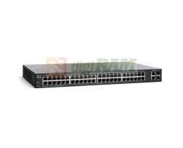 Switch zarządzalny Cisco SF200-48 48x100 2xSFP Combo Rack (SLM248GT)