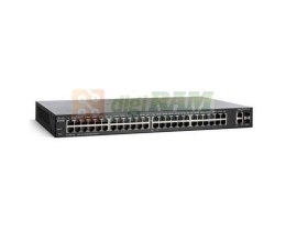 Switch zarządzalny Cisco SF200-48P 48x100 2xSFP Combo Rack PoE (SLM248PT)