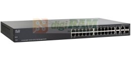 Switch zarządzalny Cisco SF300-24MP 24x10/100 2x1000 2xSFP/Combo PoE+