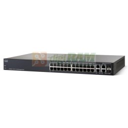 Switch zarządzalny Cisco SF300-24PP 24x10/100 PoE+ 2xSFP 2xGB