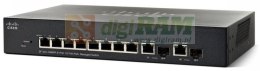 Switch zarządzalny Cisco SF302-08MPP 8x10/100 2xSFP/Combo PoE+
