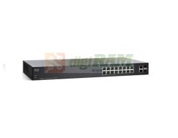 Switch zarządzalny Cisco SG200-18 16x100/1000 2xSFP Combo Rack (SLM2016T)