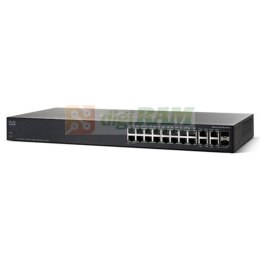 Switch zarządzalny Cisco SG300-20 18x100/1000 2xSFP Combo Rack (SRW2016-K9)