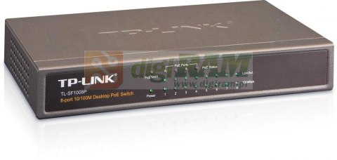 Switch niezarządzalny TP-Link TL-SF1008P 8x10/100, 4xPoE