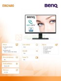 Monitor EW2480 24cali LED 4ms/20mln/fullhd/hdmi