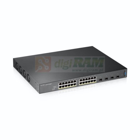 Przełącznik XGS2210-28HP 24 port Gigabit L2 managed PoE+ 375W 4x10G