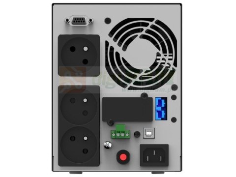 UPS ON-LINE 1000VA AT 3X FR OUT, USB/RS-232, LCD, TOWER, EPO