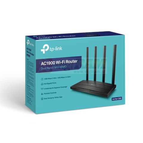 Bezprzewodowy router MU-MIMO AC1900