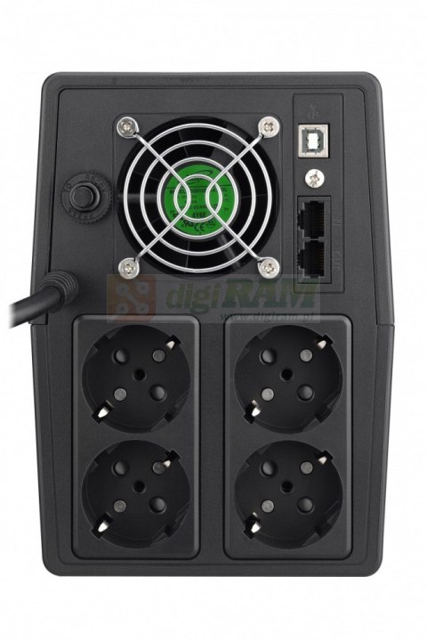 UPS LINE-INTERACTIVE 1500VA SCL 4X SCHUKO 230V, RJ11/45 IN/OUT, USB, LCD