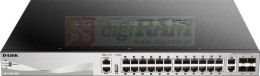 DGS-3130-30PS/SI Switch 24xGE PoE 2x10G 4xSFP+