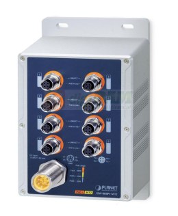 Planet ISW-808PT-M12 IP67-rated Industrial 8-Port