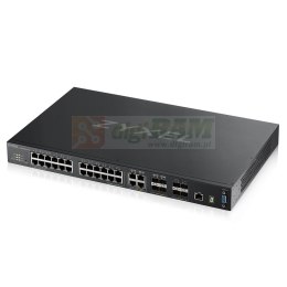 Przełącznik zarządzalny XGS4600-32 L3 Managed 28xGiG 4x10G SFP+ 2xPSU XGS4600-32-ZZ0102F
