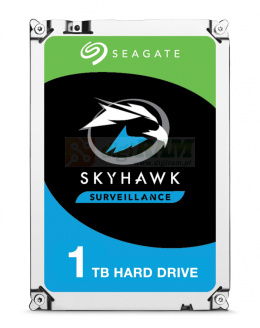 Dysk HDD Seagate Skyhawk ST1000VX005 (1 TB ; 3.5"; 256 MB; 5900 obr/min)