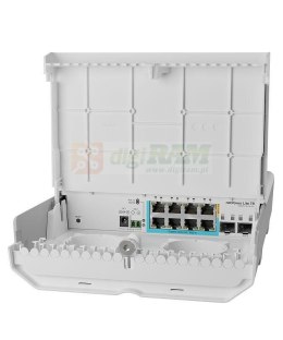 MikroTik CSS610-1GI-7R-2S+OUT netPower Lite 7R with 8 x