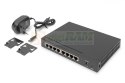 Switch niezarządzalny 2.5 Gigabit Ethernet Desktop 8-portów 10/100/1000/2500Mbps