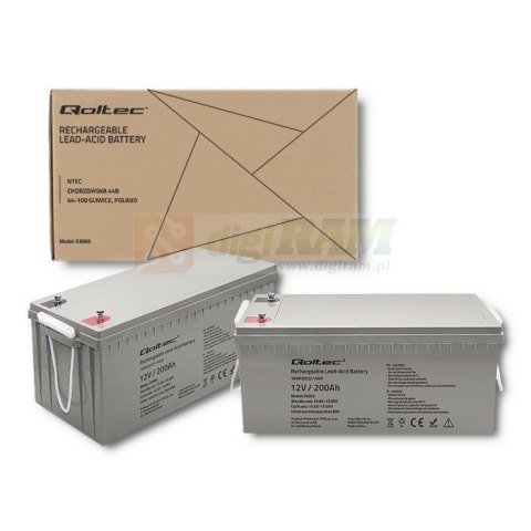 Akumulator AGM | 12V | 200Ah | max. 3000A Akumulator AGM | 12V | 200Ah | max. 3000A