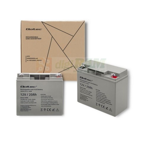 Akumulator AGM | 12V | 20Ah | max. 300A Akumulator AGM | 12V | 20Ah | max. 300A