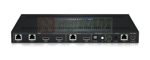 4:1 Switch wejścia HDBaseT™/HDMI — 4K 60Hz 4:4:4, jednoczesne wyjście HDMI/HDBaseT™