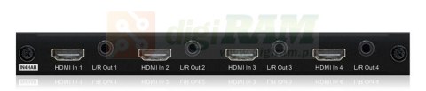 Karta wejściowa 4 x HDMI 2.0 z wyjściem audio