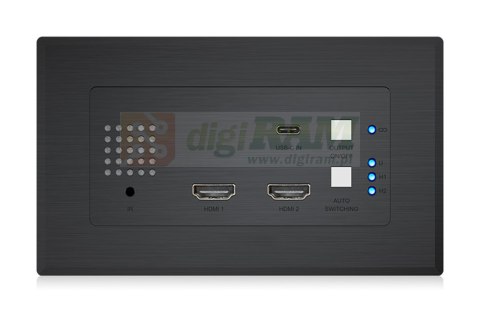 Nadajnik ścienny HDBaseT™ - HDMI, USB-C i RS-232 / IR do 70m (4K do 40m) NOWOŚĆ