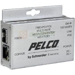 Pelco FMCI-PG1POE Media Cnvrt-SFP 1000M 1CH POE