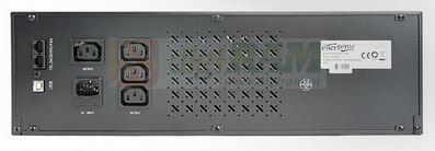 Zasilacz awaryjny UPS 1200VA Line-in 2xC13 2xSchuko USB