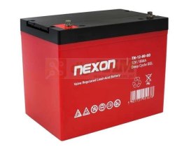 Akumulator żelowy Nexon TN-GEL 12V 80Ah long life(12l) - głębokiego rozładowania i pracy cyklicznej
