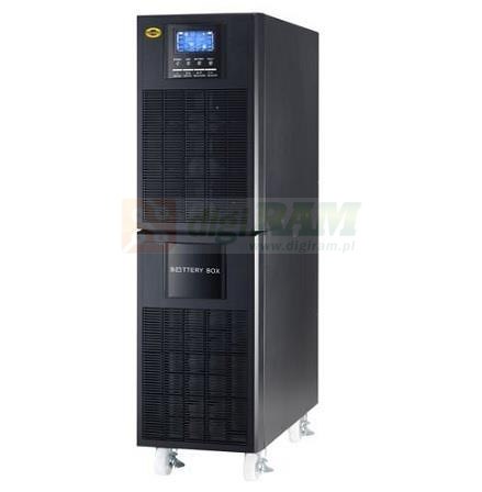 Zasilacz awaryjny UPS ORVALDI VT6K on-line 6kVA/5,4kW bat 5min. Tower