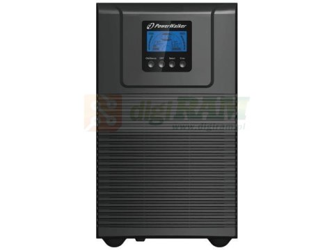 Zasilacz awaryjny UPS Power Walker On-Line 2000VA TG 4x IEC OUT, USB/RS-232, LCD, Tower, Epo